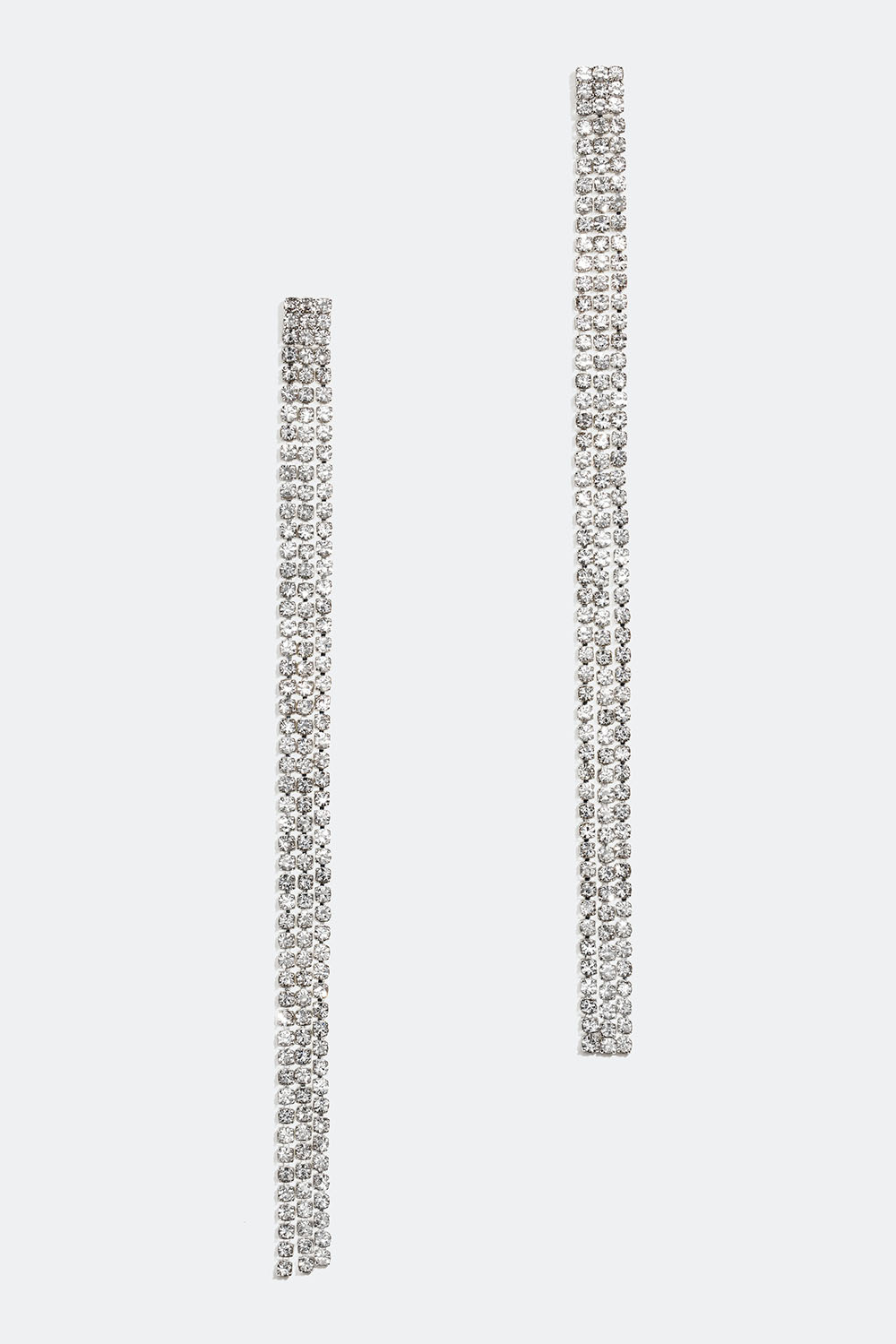 Örhängen med tre strasslänkar