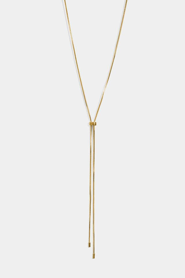 Guldfärgat Lariat-halsband