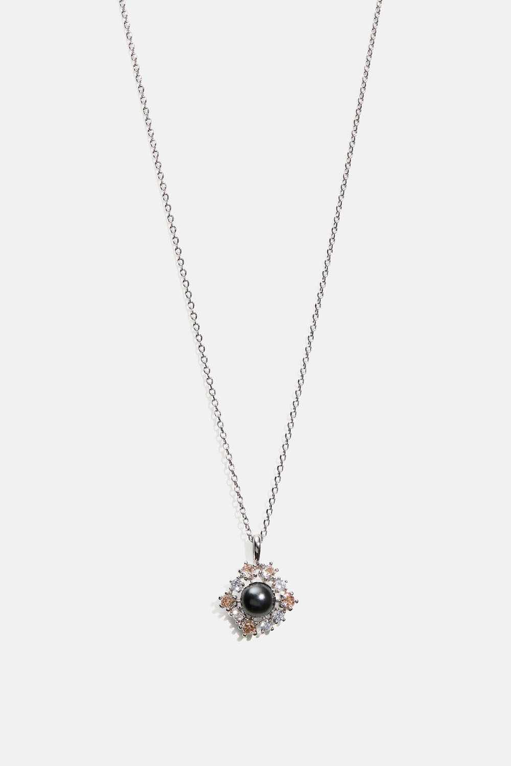 New Emily necklace - Jet Pearl