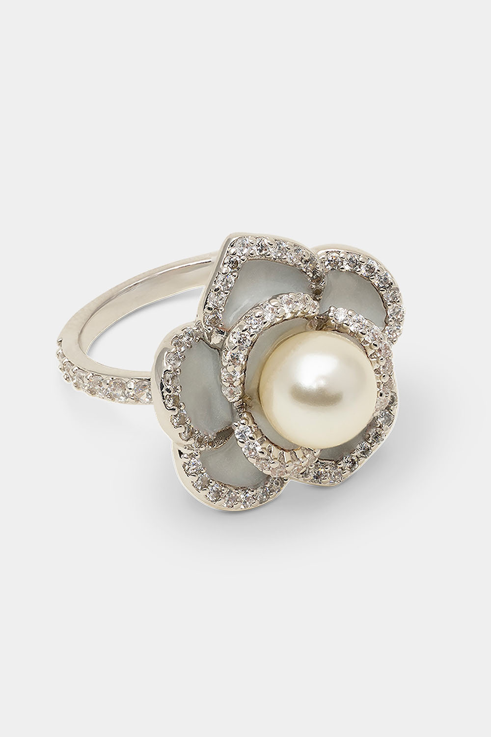Coco rose ring - Ivory mist