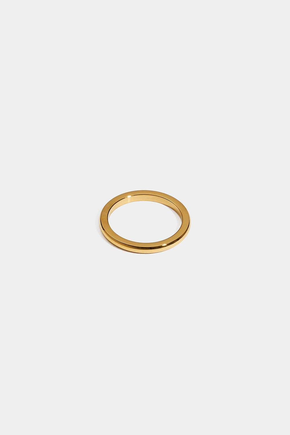 Lillfingerring i stål med 18k guld