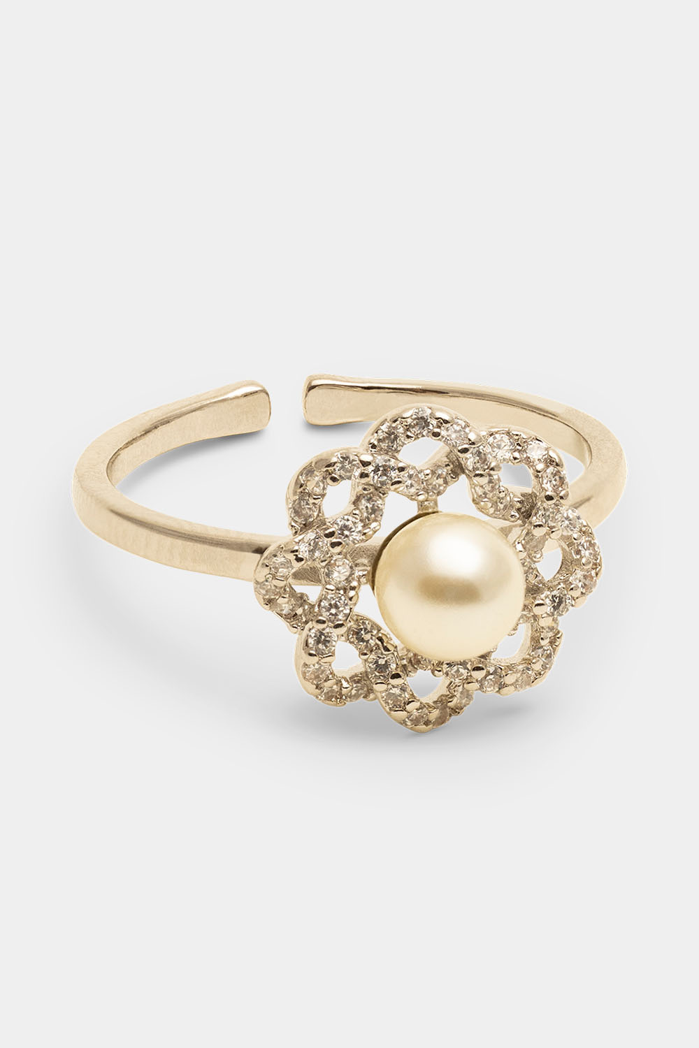 Fleur ring - Ivory