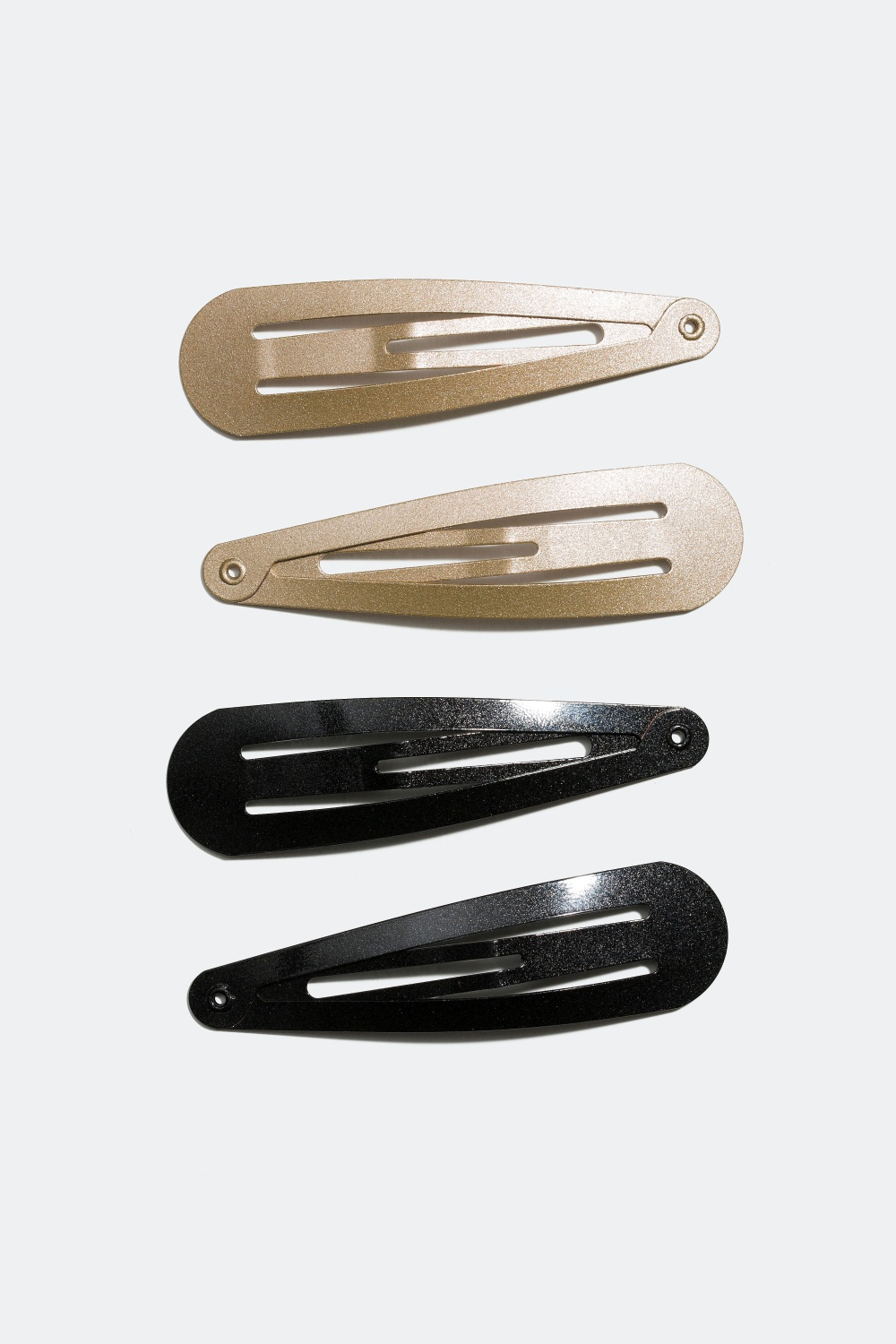 Hårspännen med matt glitter, 2-pack