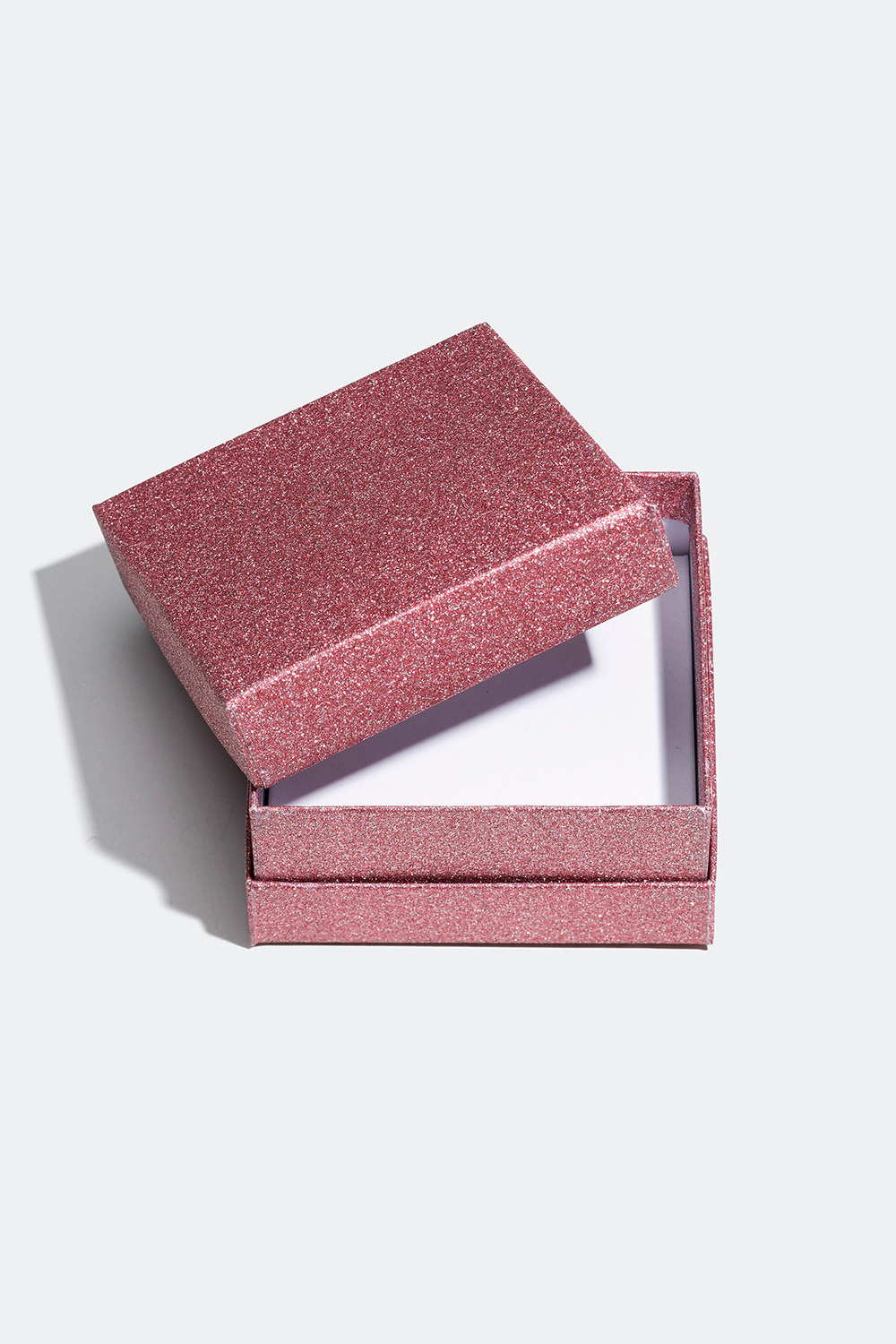 Rosa presentask med glitter