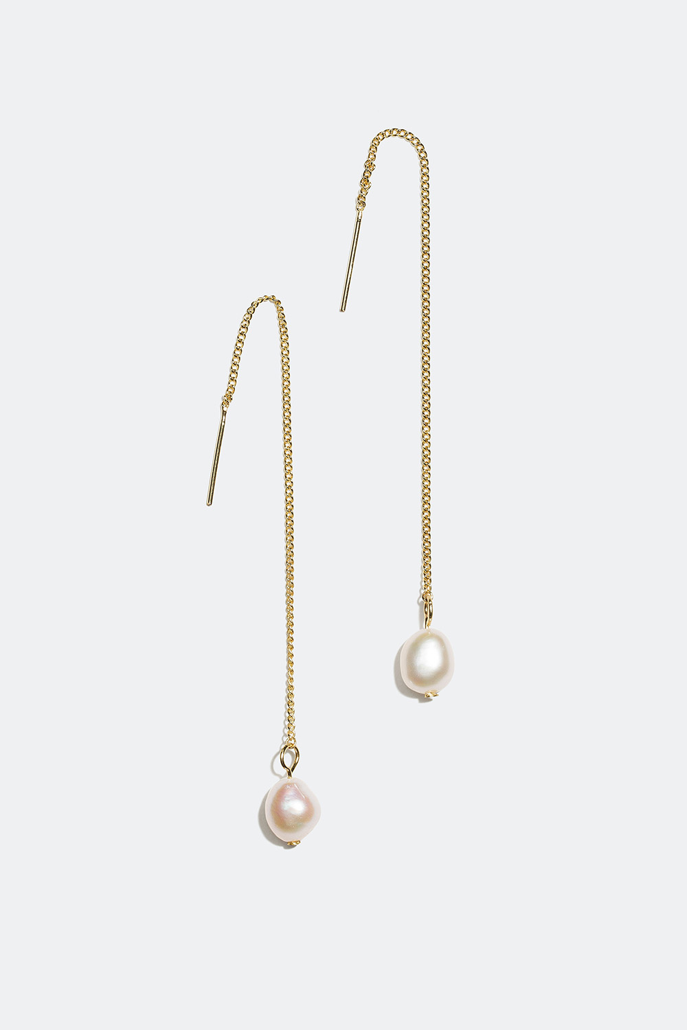 Kedjeörhängen med plastpärla