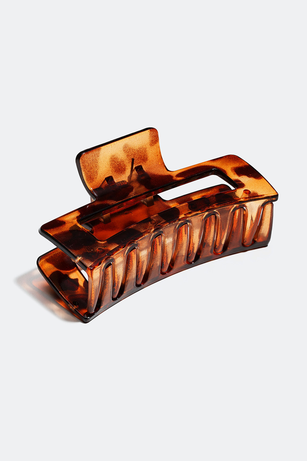 Brunmelerad hårklämma