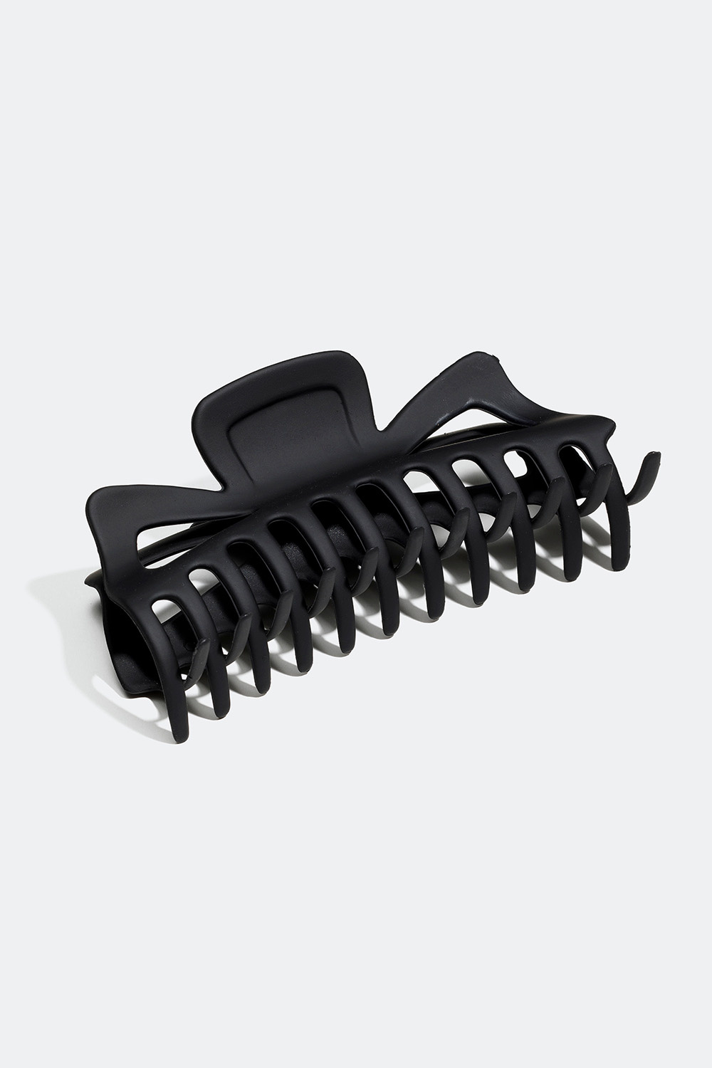 Stor svart klassisk hårklämma