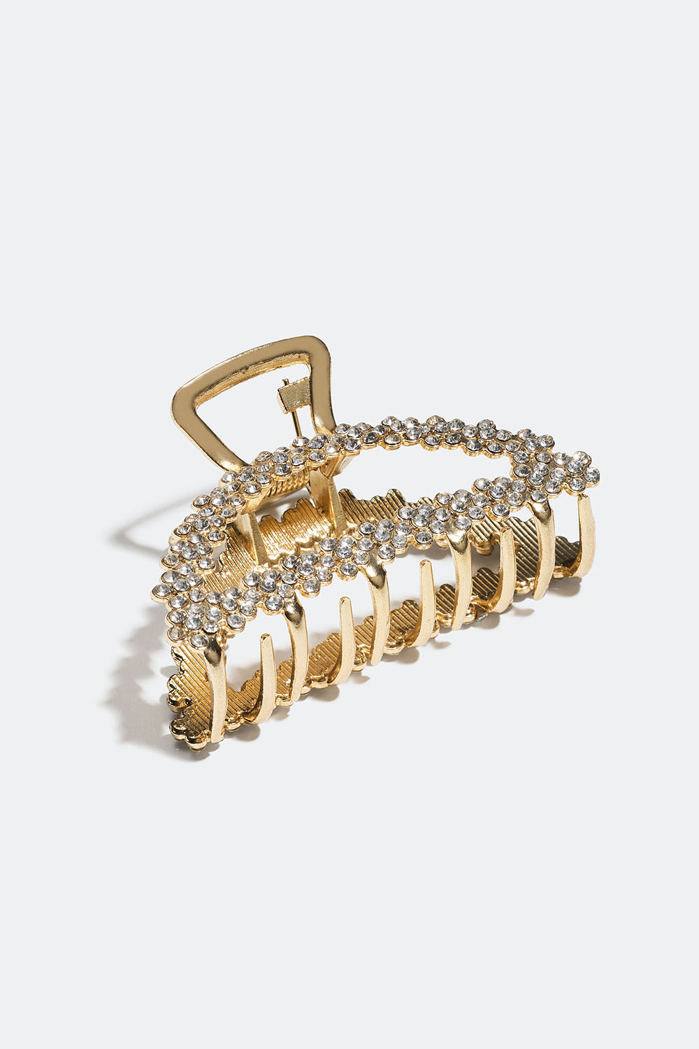 Liten hårklämma i strass