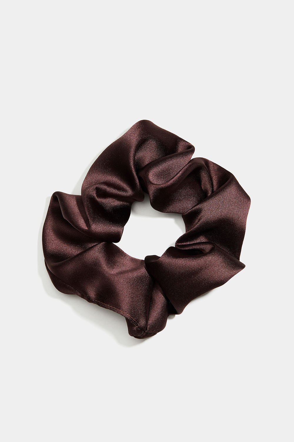 Mörkbrun scrunchie