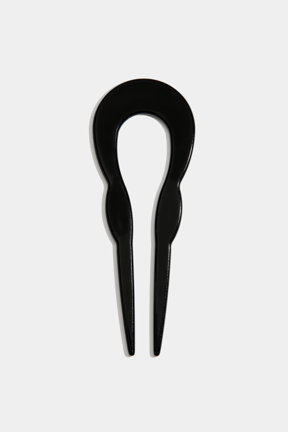 U-formad fransk hårnål, svart