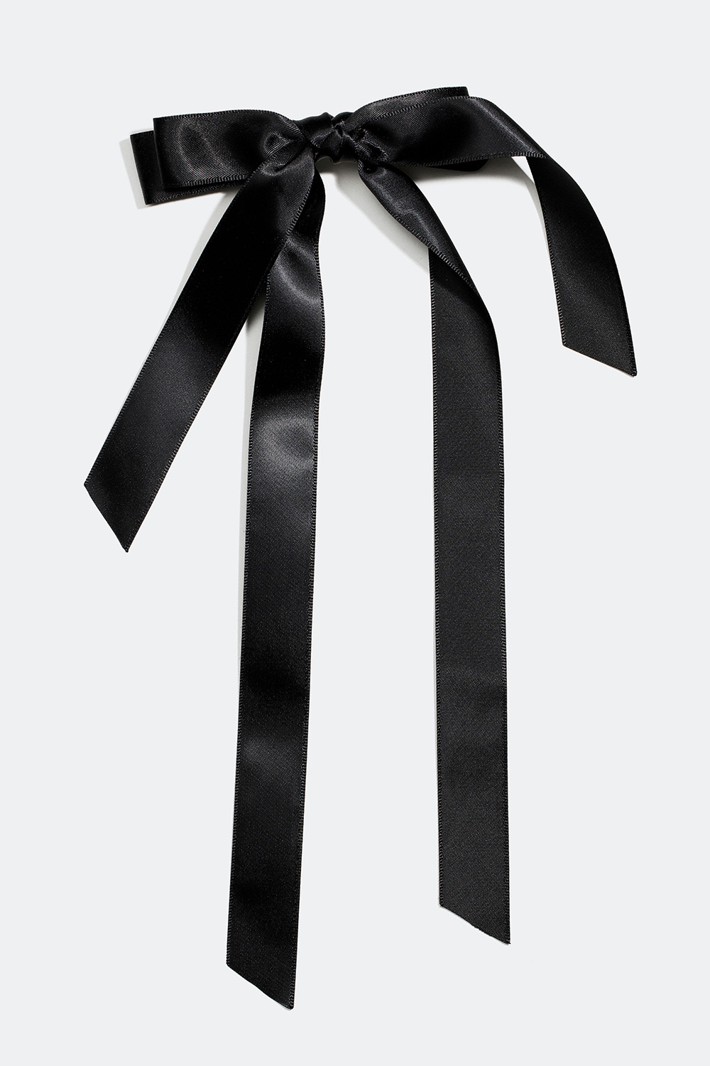 Hårspänne med svart rosett