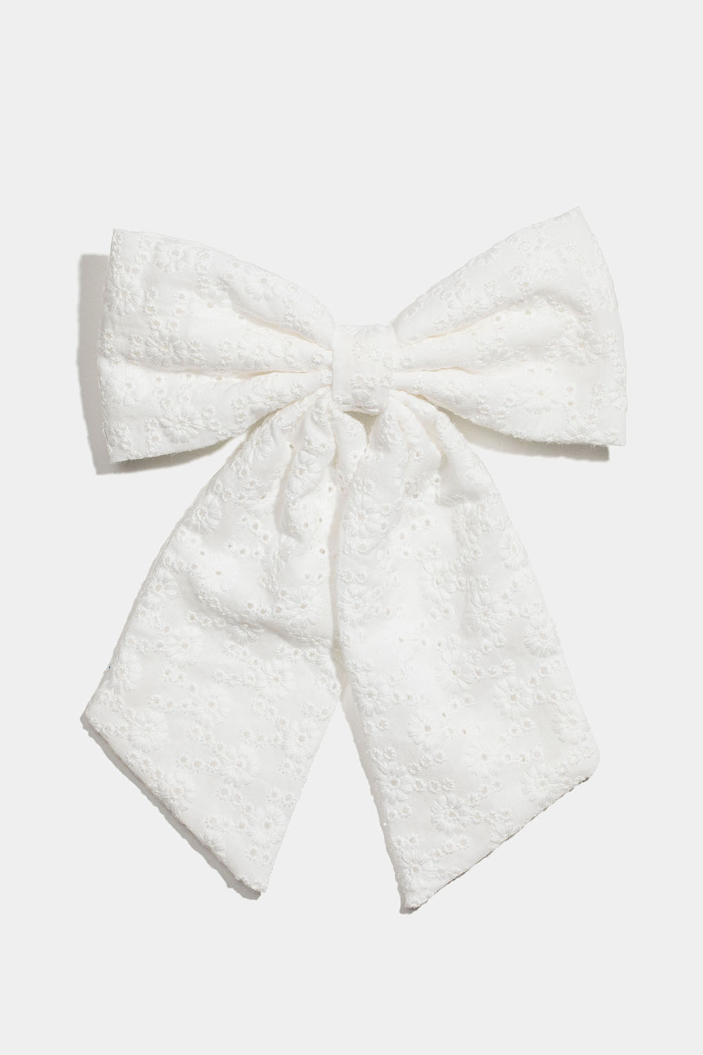 Hårspänne med broderad rosett