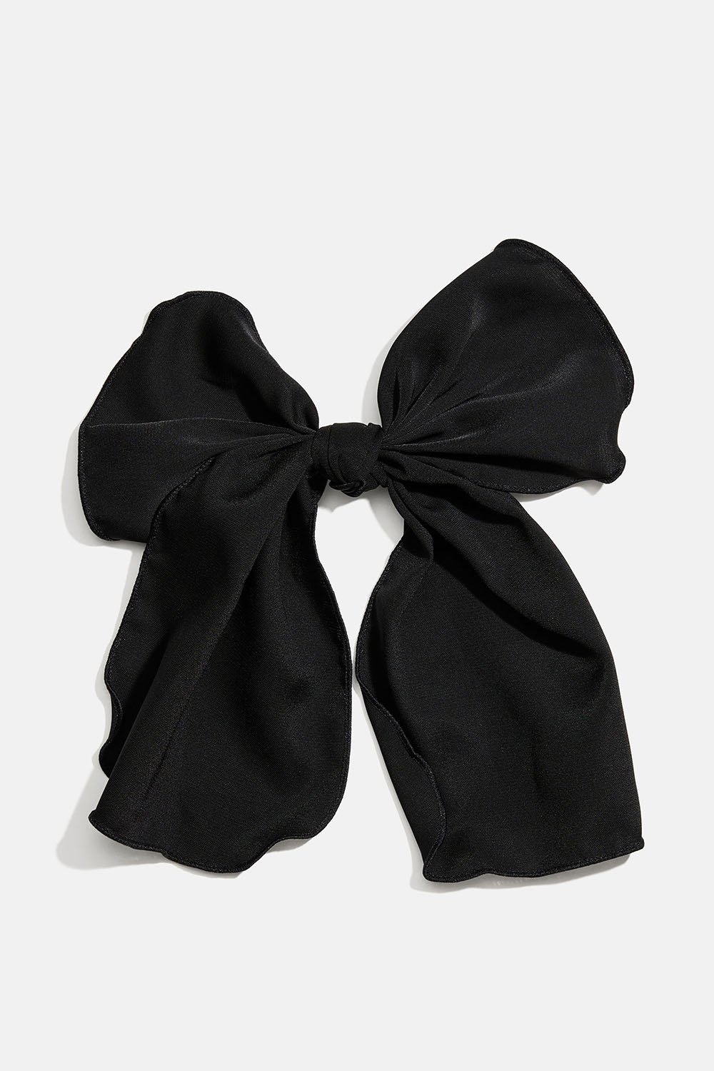 Hårspänne med rosett i svart tyg