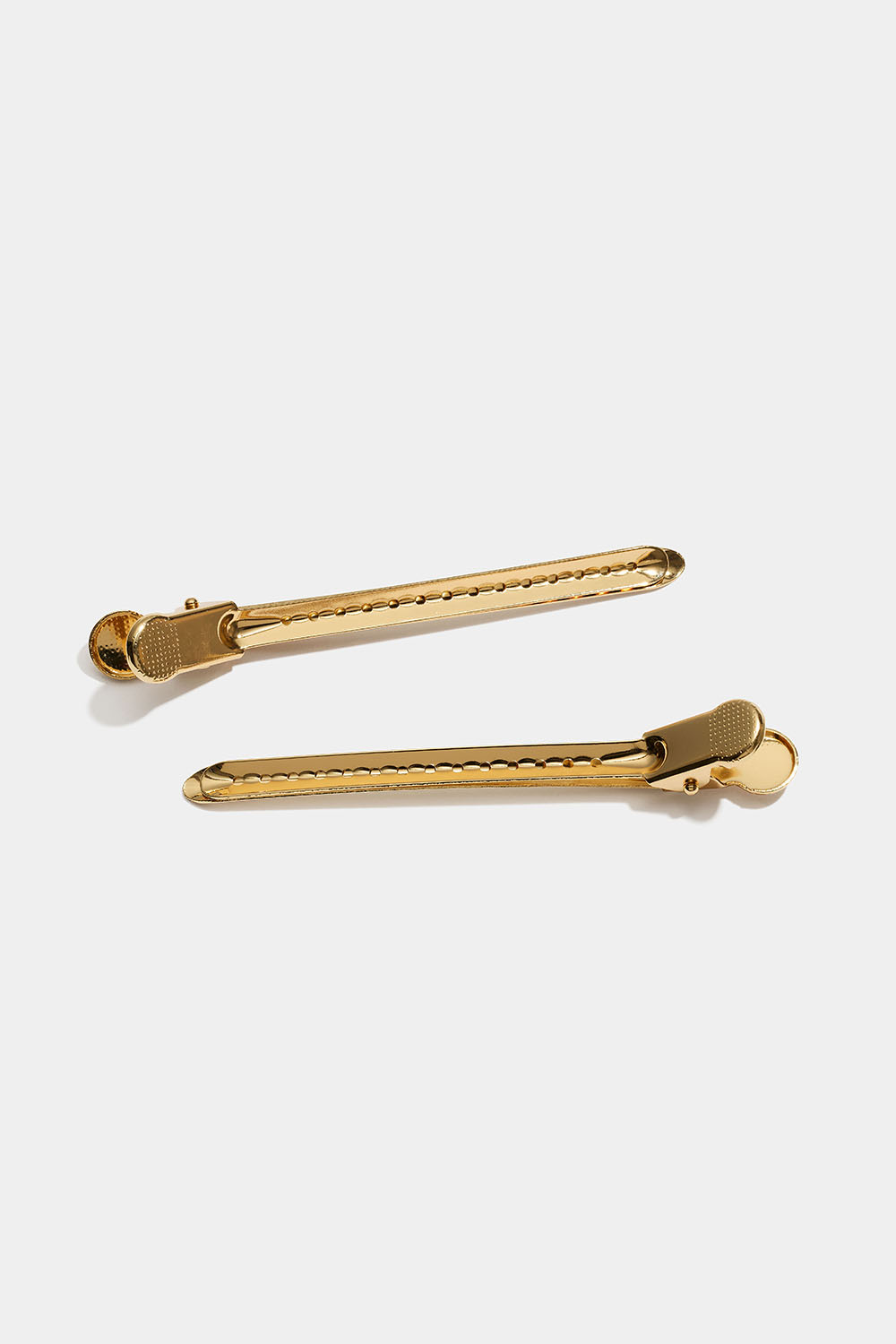 Guldfärgade styling hårspännen, 2-pack