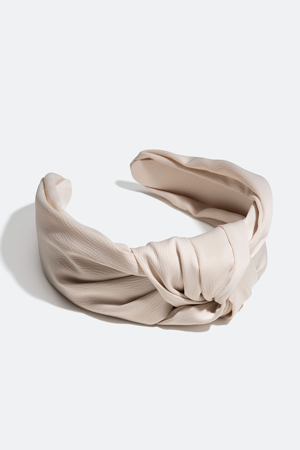 Beige diadem med stor knut