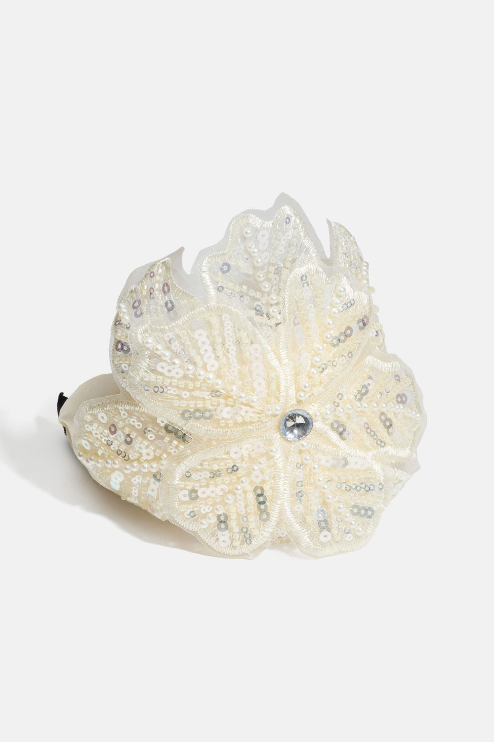 Diadem med stor paljettblomma