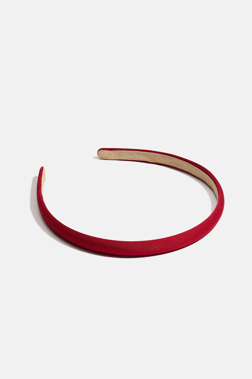 Tunt rött diadem i tyg