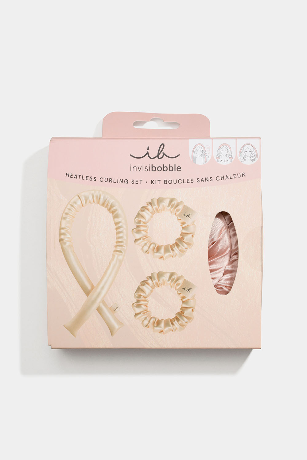 Heatless curling set