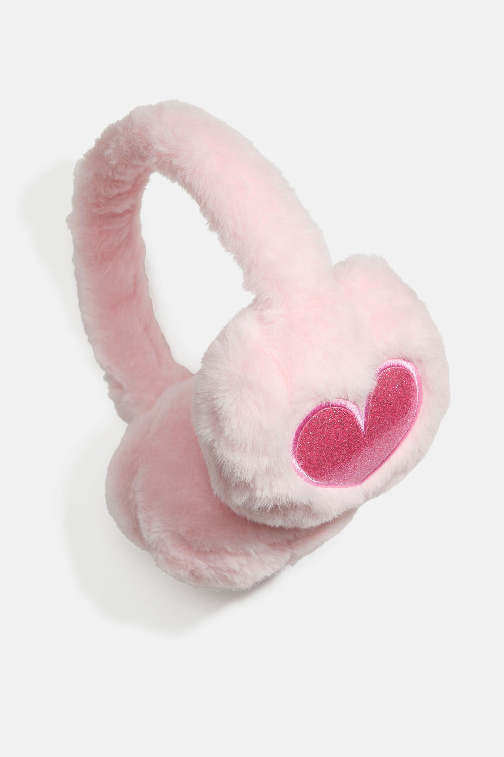 Öronmuffar för barn med glittriga hjärtan