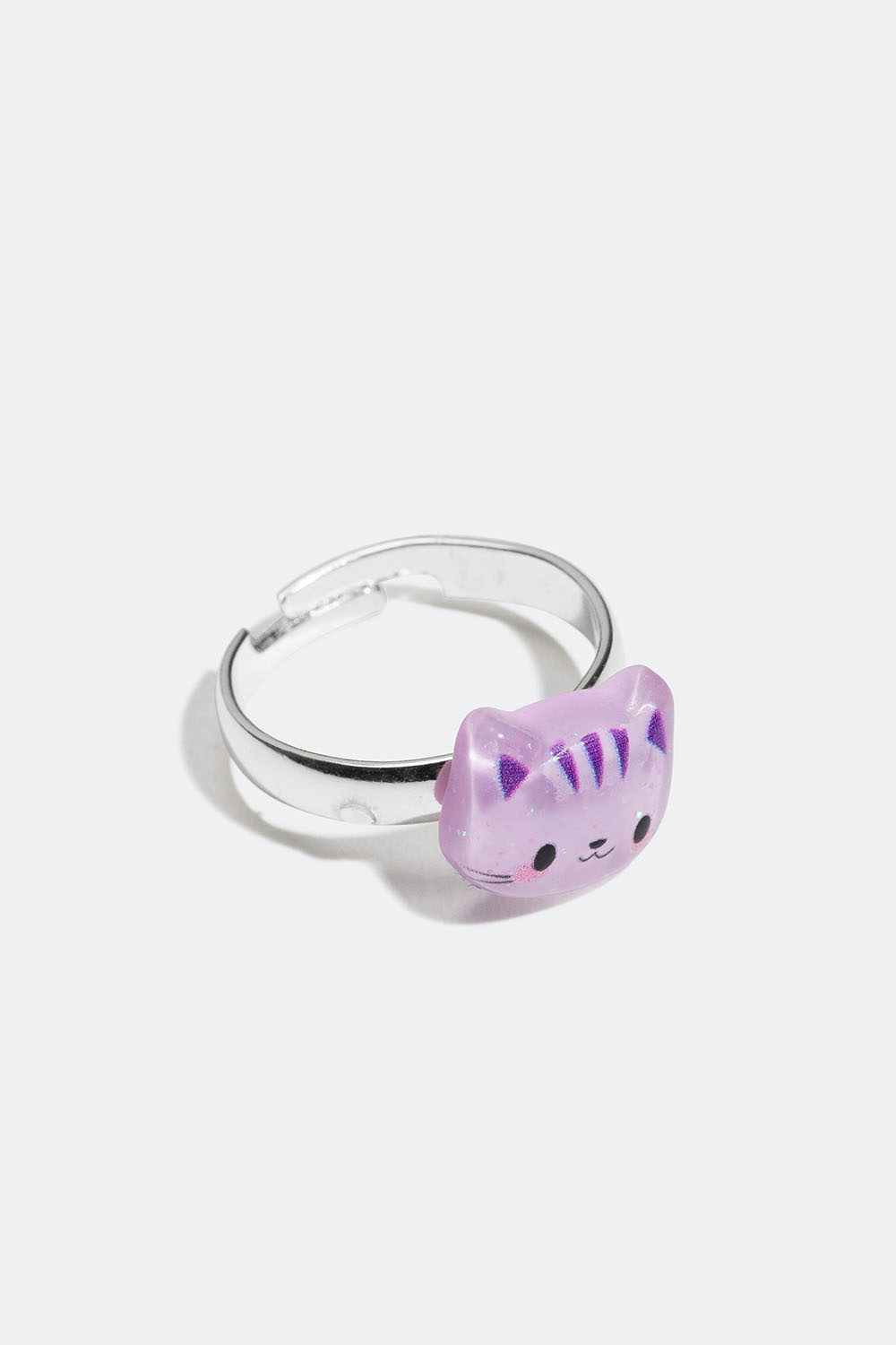 Justerbar ring med katt