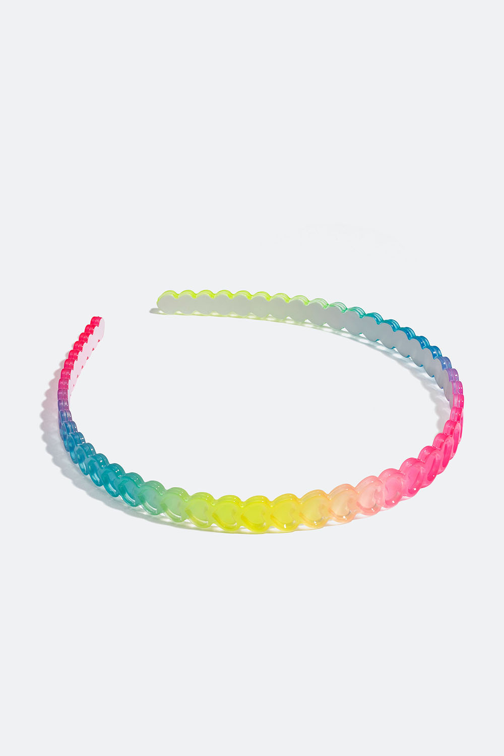 Diadem med hjärtan i olika färger