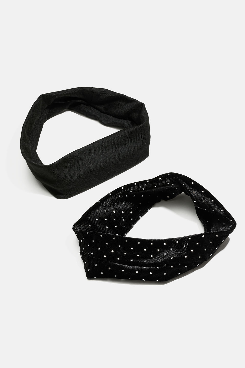 Svarta hårband för barn, 2-pack