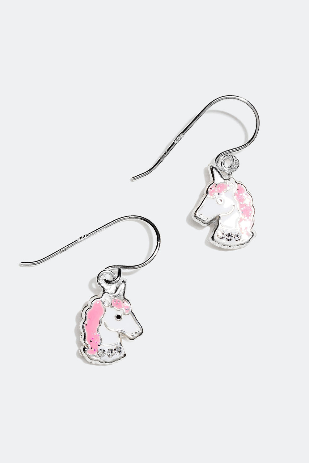 Örhängen i äkta silver med enhörningar