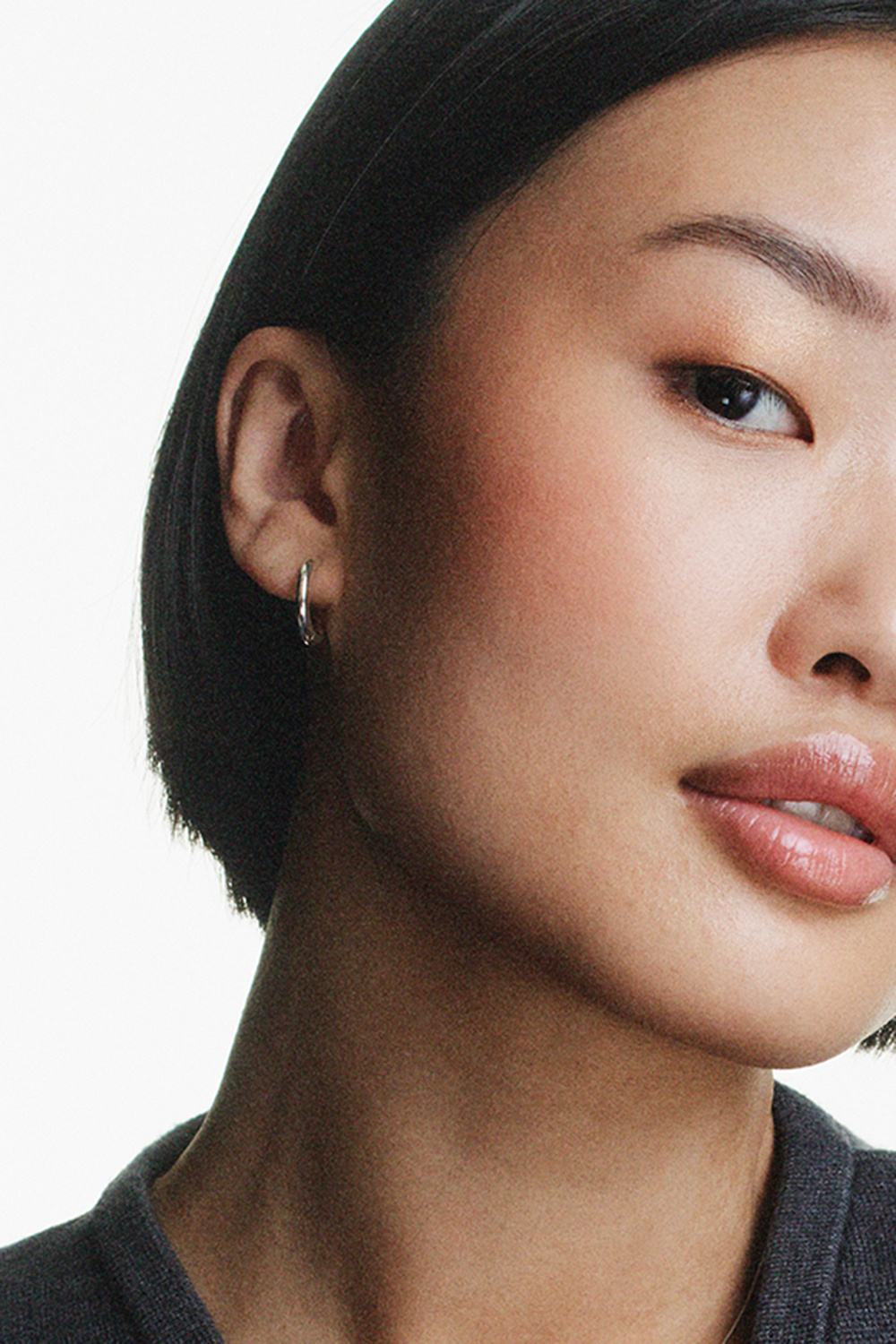 Hoops i äkta silver, 1,5 cm