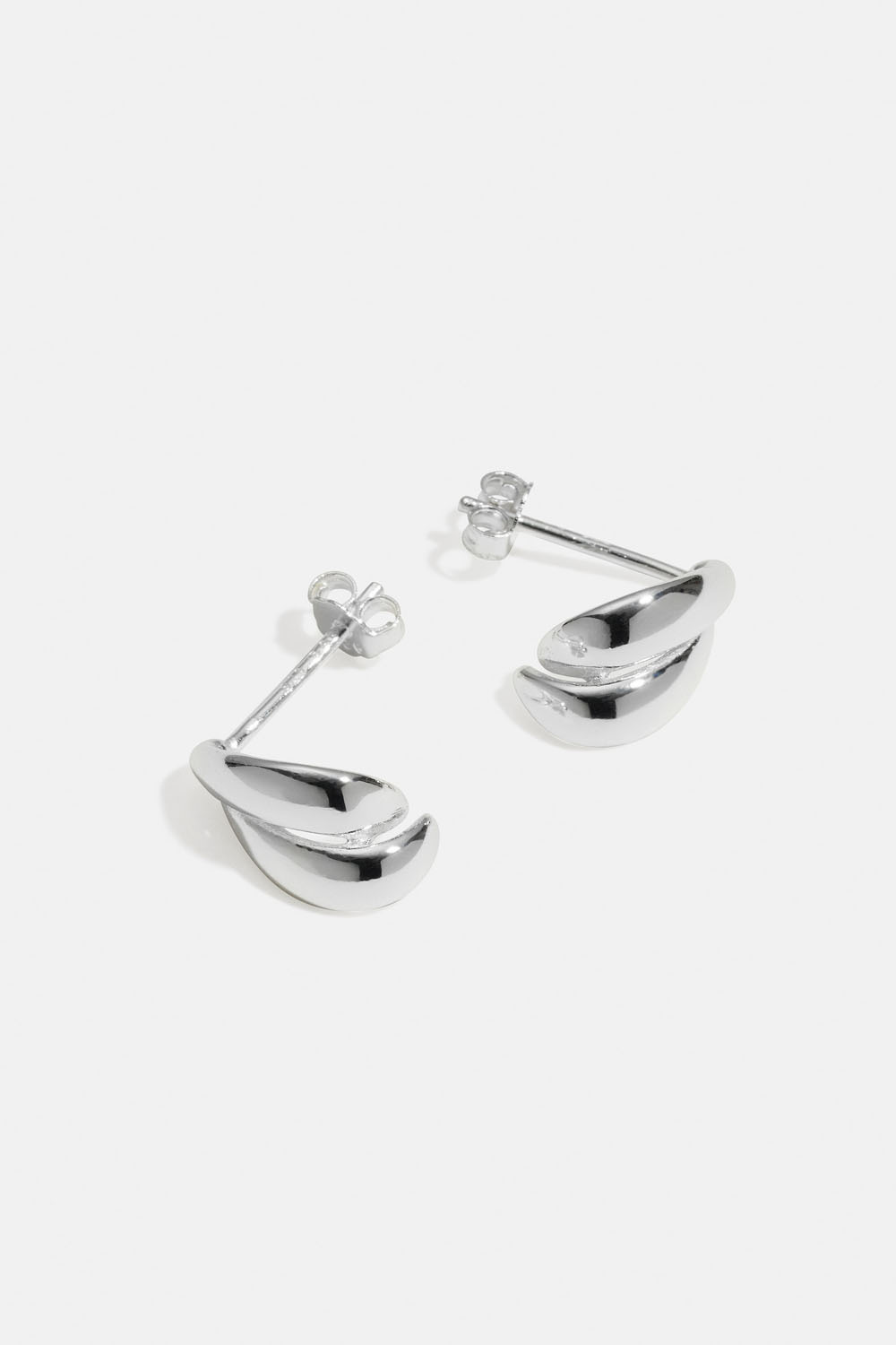 Hoops i äkta silver i dubbel design