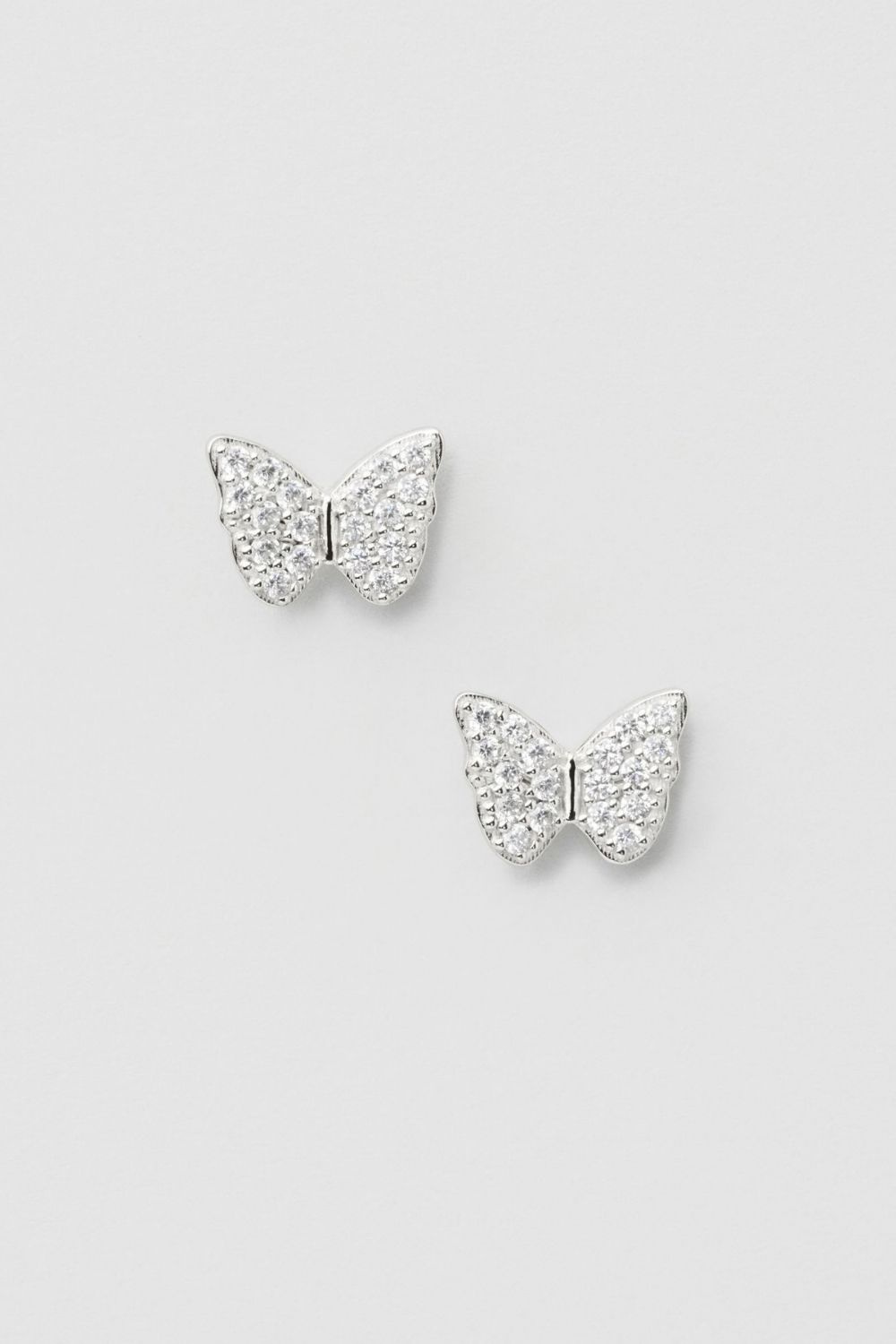 Bling Butterfly Studs