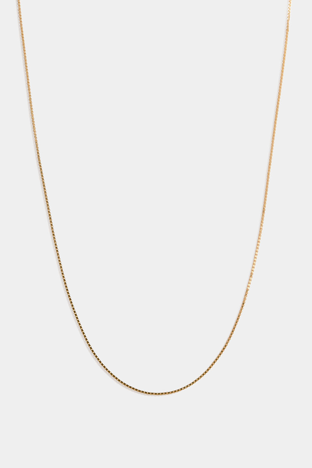 Venetiansk halskedja i 18k guldpläterat äkta silver, 36 cm